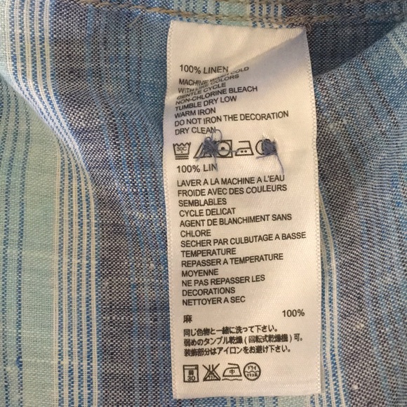 Tommy Bahama Linen Button Down Shirt - Picture 7 of 8